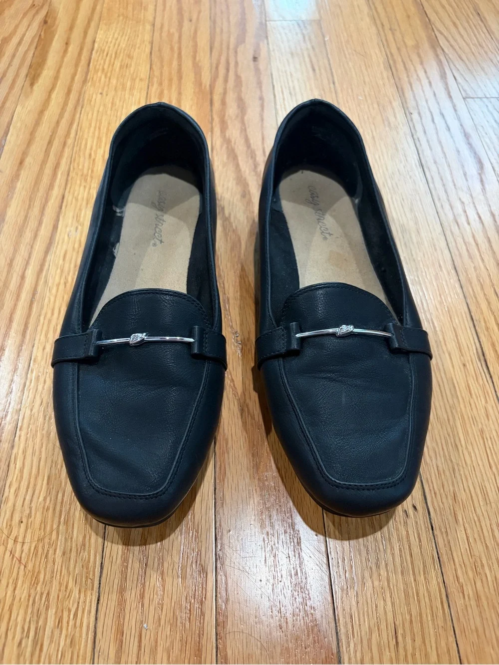 Black Leather Loafers